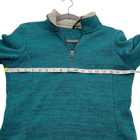 KUHL women’s Alfpaca Fleece Quarter Zip Pullover Sweater size M outdoor active - Picture 7 of 9
